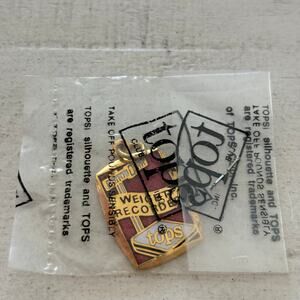 TOPS “Weight Recorder” Gold and Red Charm Vintage Weightloss